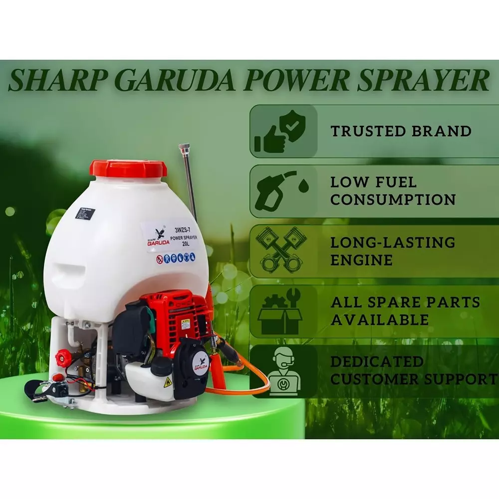 sharp-garuda-portable-power-sprayer-36-cc-4-stroke-petrol-engine-20-l-tank-capacity-for-agriculture-farming-fertilizer-pesticide