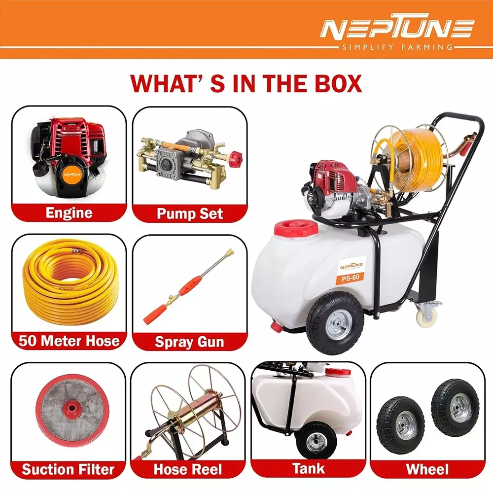 neptune-portable-trolley-power-sprayer-4-stroke-35-cc-petrol-engine-15-hp-50-l-tank-capacity