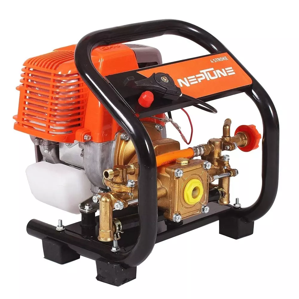 Neptune 4-Stroke 31CC Petrol Portable Power Sprayer with Brass Pump & 10m Hose,  PW-768B