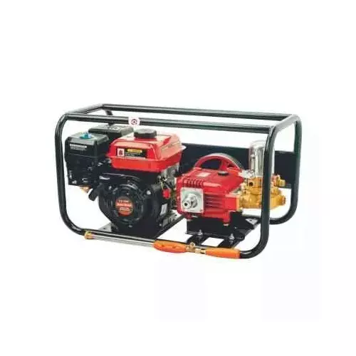Kisan Shakti Power Sprayer 6.5 HP 196 CC Petrol Operated Engine with 22 Number HTP Pump