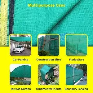 Mipatex 50% Shade Net 4m x 5m, Multi-Purpose Greenhouse Garden Nursery Shading Cloth