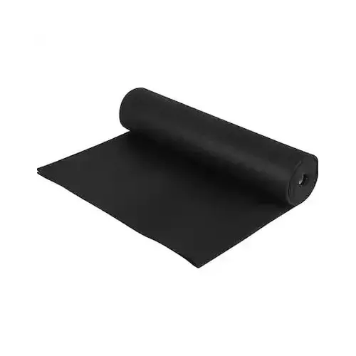 SINGHAL Premium Garden Weed Control Barrier Sheet Mat Without Green line Black Size 0.60x100 m