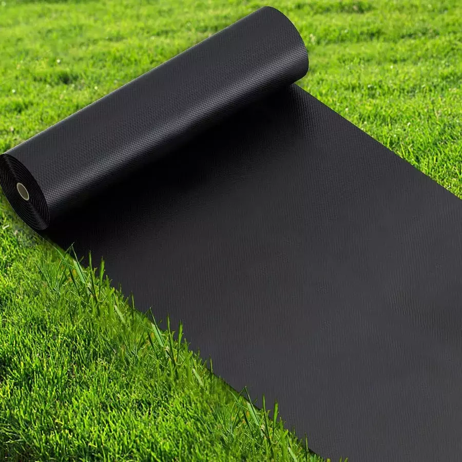 SINGHAL Premium Garden Weed Control Barrier Sheet Mat Black Size 0.80x15 m