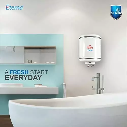 Buy Polycab Eterna 10 L White Storage Water Geyser HWHSVMB004P Online in  India at Best Prices