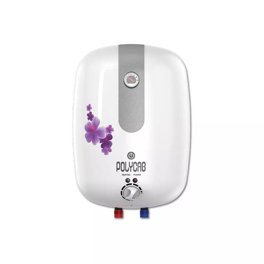 Buy Polycab Elanza DLX 10 L White Storage Water Geyser HWHSVPB012P Online  in India at Best Prices
