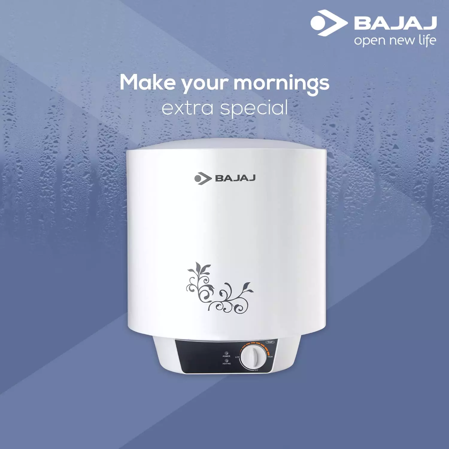 Buy Bajaj New Shakti Neo 15 L White Storage Water Geyser 150877 Online in  India at Best Prices