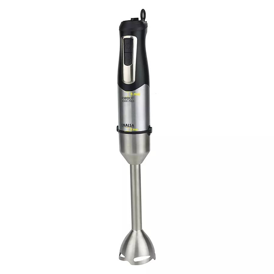 Buy Inalsa Robot 1000 Pro Hand Blender (Silver and Black) Online in
