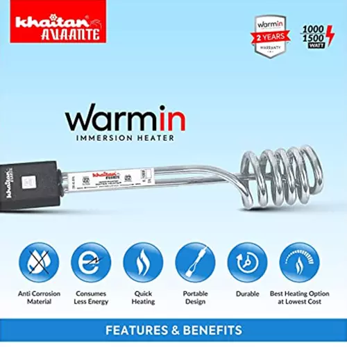 Buy Khaitan Warmin 1500 W Immersion Rod Online in India at Best Prices