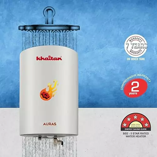 Buy Khaitan Hi Life Auras 10 L Grey Storage Water Geyser Online in India at  Best Prices