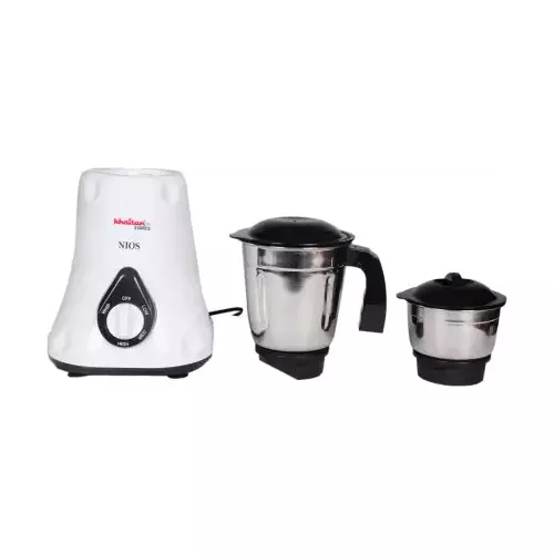 Buy Khaitan Ka 214 (2 Jar) Mg Nios 500 Mixer Grinder (2 Jars, White