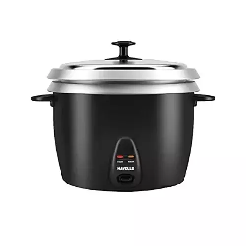 Havells ‎RISO Plus 700 W 1.8 L Rice Cooker Black, GHCRCDCK070