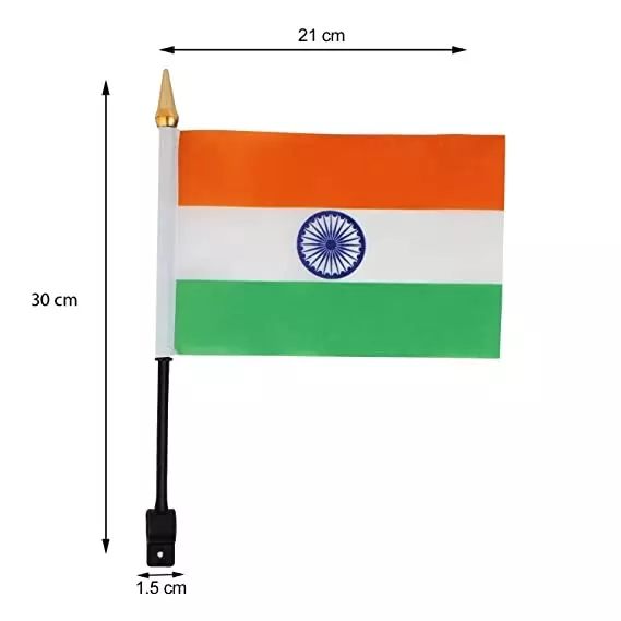 allextreme-expf001-indian-tricolor-handgrip-safety-flag-with-mounting-bracket-ideal-for-bikes-pack-of-10-pcs