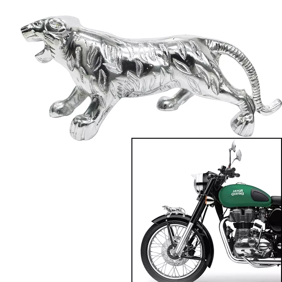 AllExtreme EXLMEC1 Emblem Compatible for Motorcycle & Car - Chrome