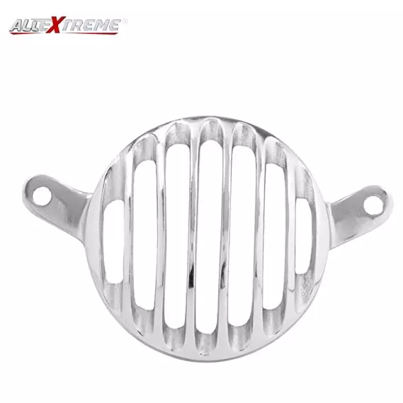 allextreme-exphs2-pvc-head-light-grill-cover-set-with-tail-lamp-indicator-compatible-for-bullet-classic-350cc-500cc-silver