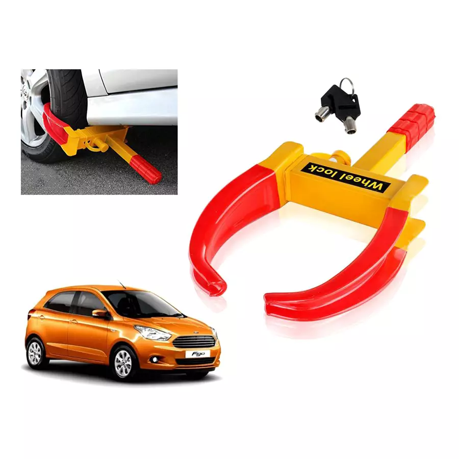 Auto Pearl Claw Type Anti Theft Adjustable Wheel Clamp Lock for Fiat Linea 1.3 Multijet Active