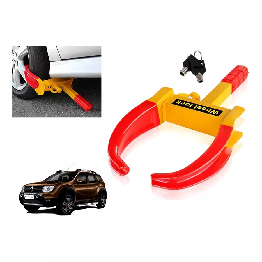 Auto Pearl Claw Type Anti Theft Adjustable Wheel Clamp Lock for Renault Duster 110PS Diesel RxL