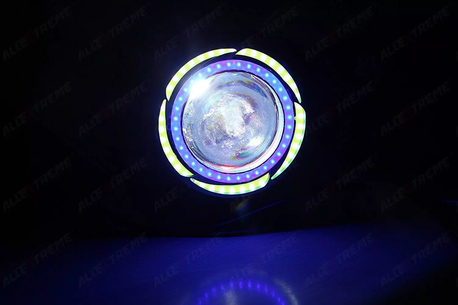AllExtreme EXPLYB1 Projector Lens/Fog Light with High, Low and Strobe Function