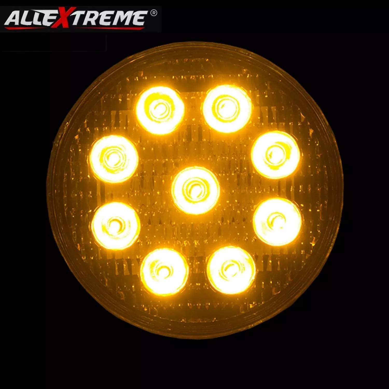 allextreme-ex9rwy2-9-led-round-fog-light-4-inches-waterproof-driving-lamp-with-mounting-bracket-for-car-and-motorcycles-27w-yellow-light-2-pcs