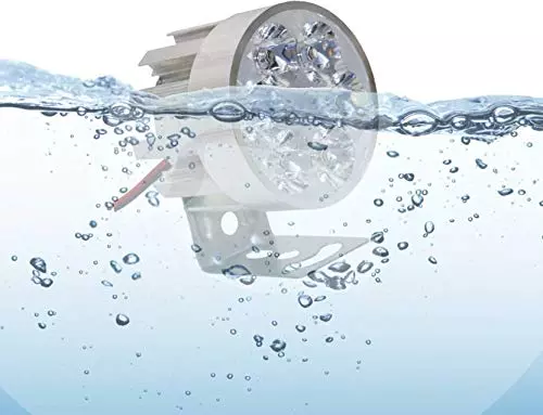 Cartronics Round 6 LED Motorcycle Light Bike Fog Lamp for Bajaj Boxer CT