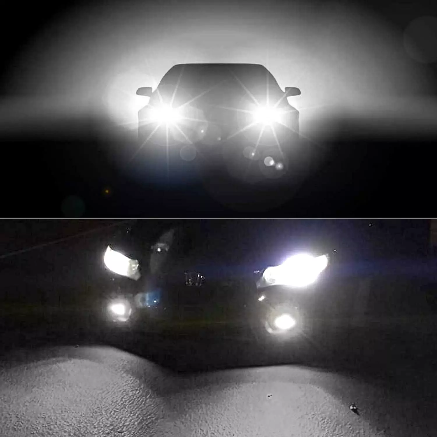 Allextreme AE6LF2P 6 LED Fog Lamp and ON/OFF Switch Set of2