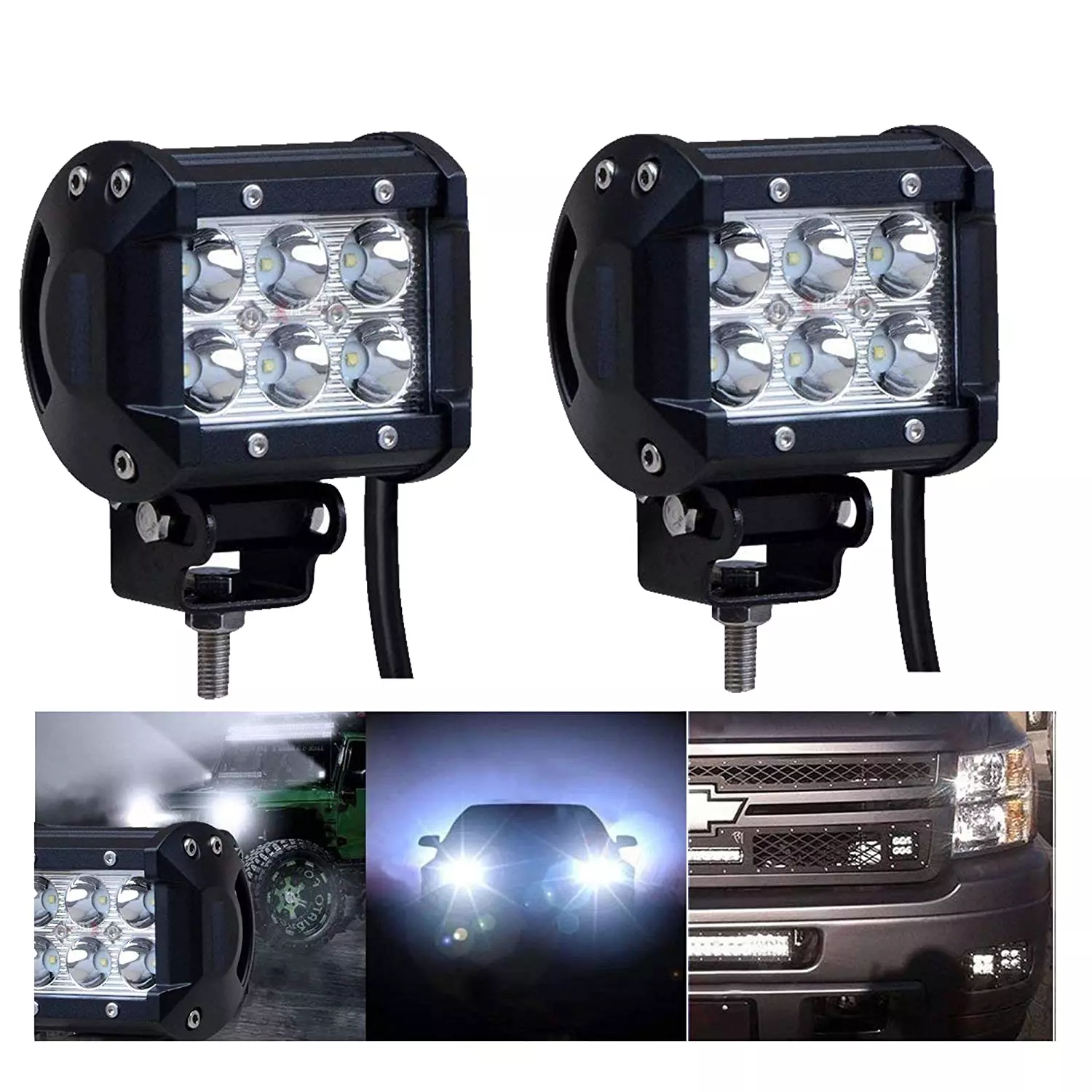 Cartronics 18W 6 Led Aluminum Bar Light/Fog Light for Suzuki GSX S750
