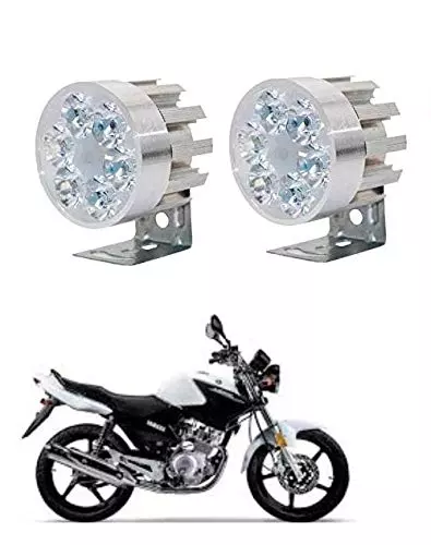 Cartronics Round 6 LED Motorcycle Light Bike Fog Lamp for Ymaha YBR 125