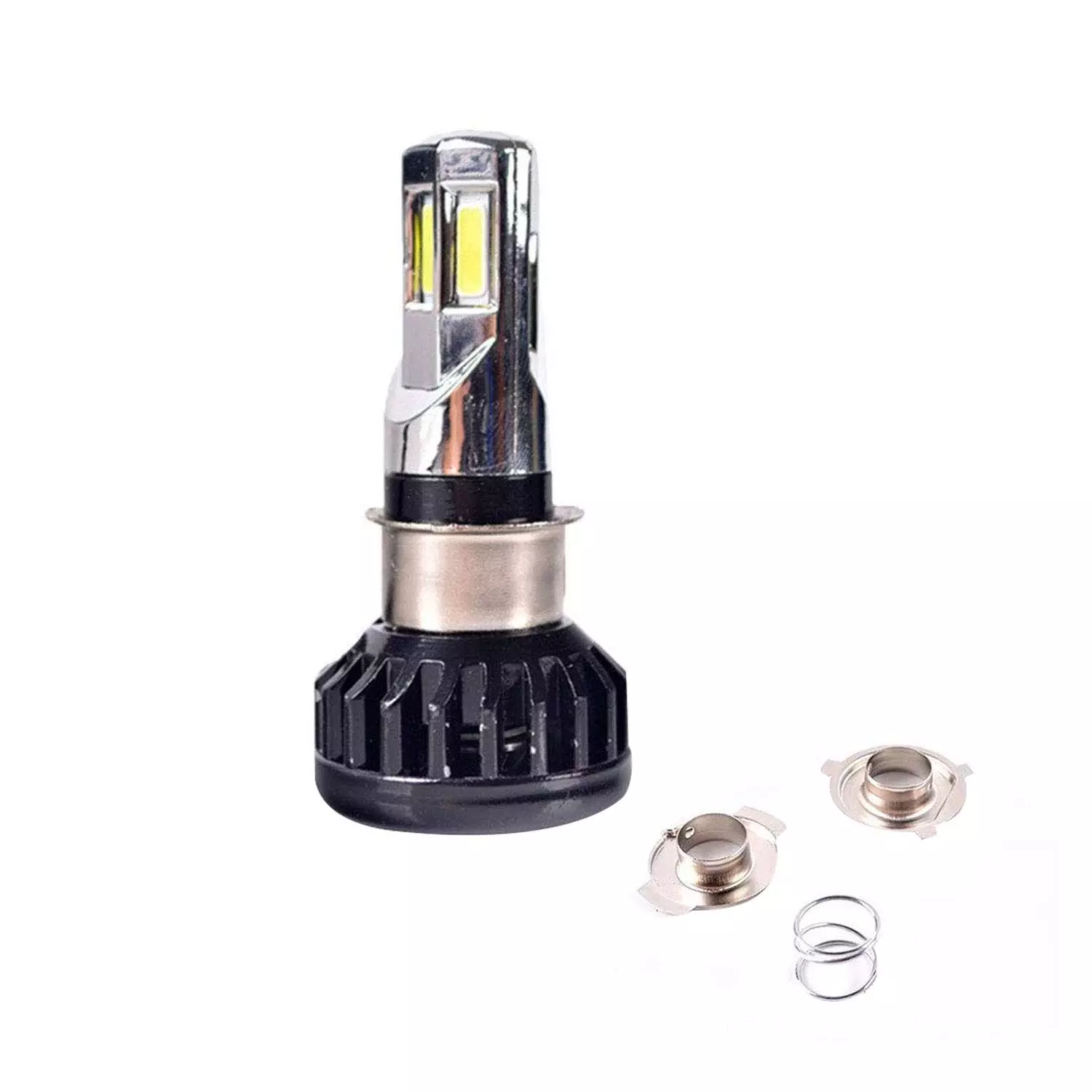 ALLEXTREME 6 LED Headlight Fog Lamp Bulbs Kit for Car and Motorcycle (Cool White)