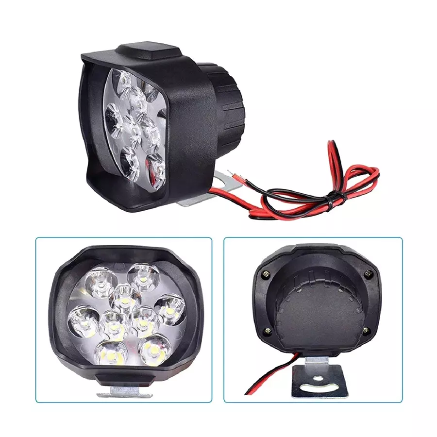 Cartronics 9 Led Shilon Fog Light White With On/Off Swich For Honda Activa 5G