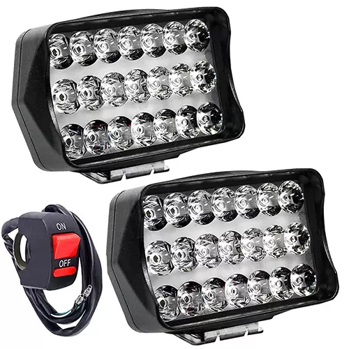 Cartronics 21 LED Fog Light With On/Off Switch for KTM 790 Duke(Set of 2 Pcs)