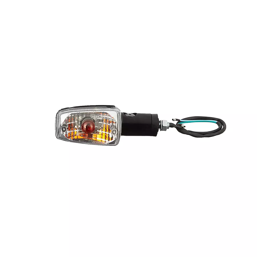 Uno Minda TD-5012G Natural Lens Blinker Lamp Assembly Rear LH/RH for Passion Pro (Set of 2 Pcs)