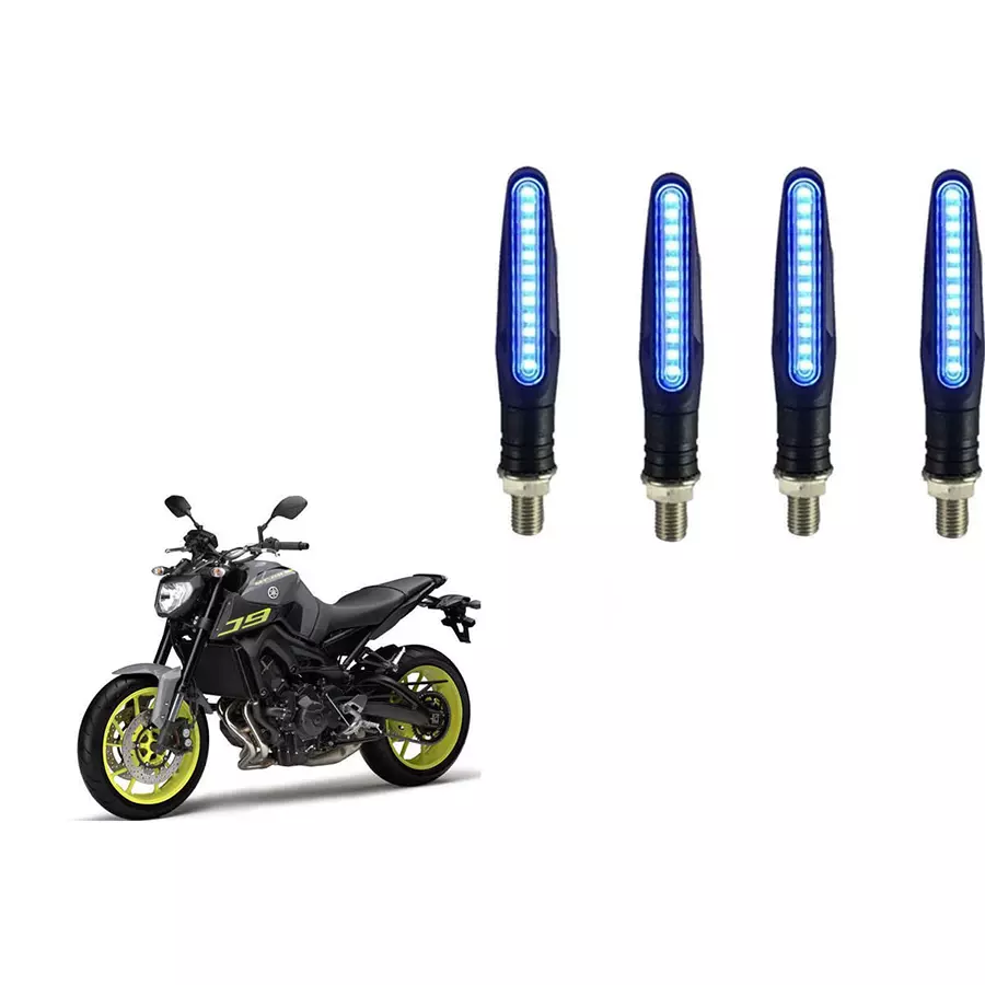 Cartronics Pencil Type Blue LED Indicator  for Yamaha MT 09 (Pack of 4 Pcs)-picture-16
