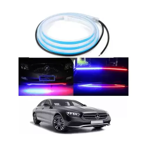 Cartronics 120cm Police strip Type Led  Red Blue   For Mercedes E200