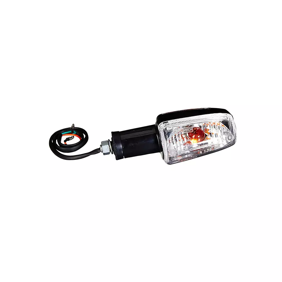 Uno Minda TD-5012FR Natural Lens Blinker Lamp Assembly Front RH for Passion Pro (Set of 2 Pcs)
