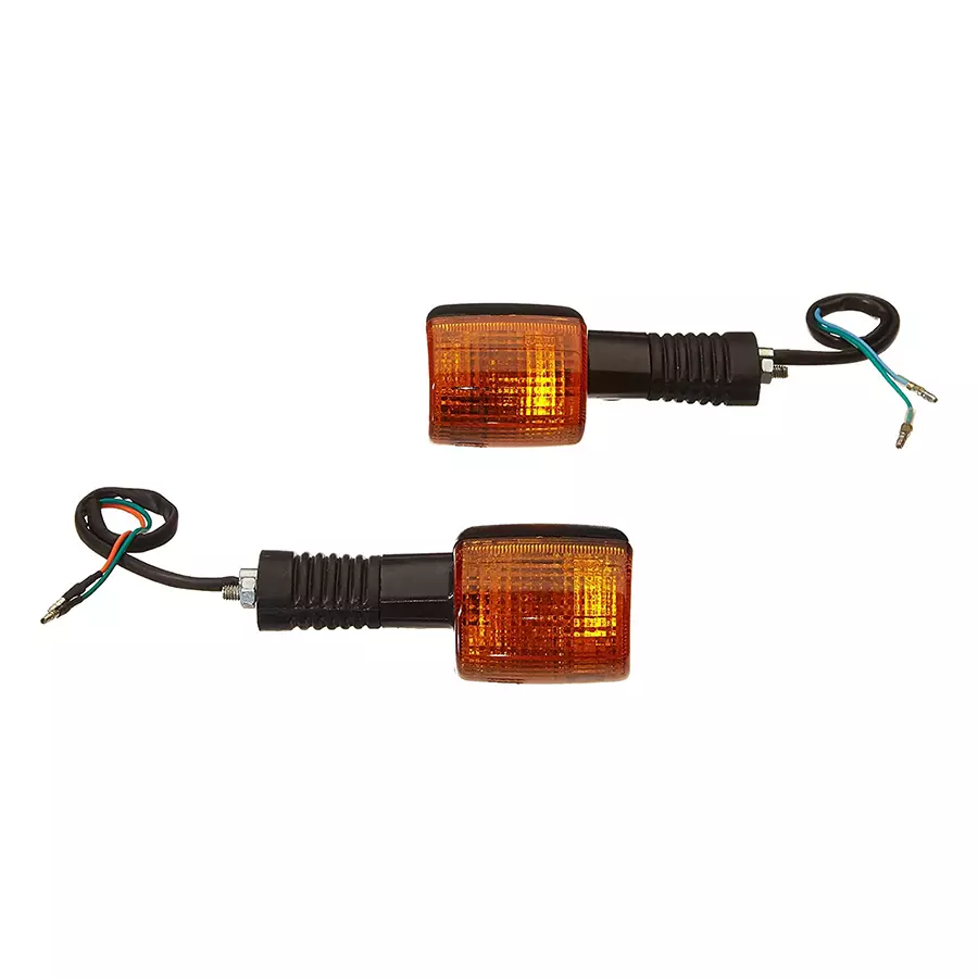Uno Minda Blinker Front Amber Lens for CD Dawn, Set of 2 LH & RH (TD-5028)