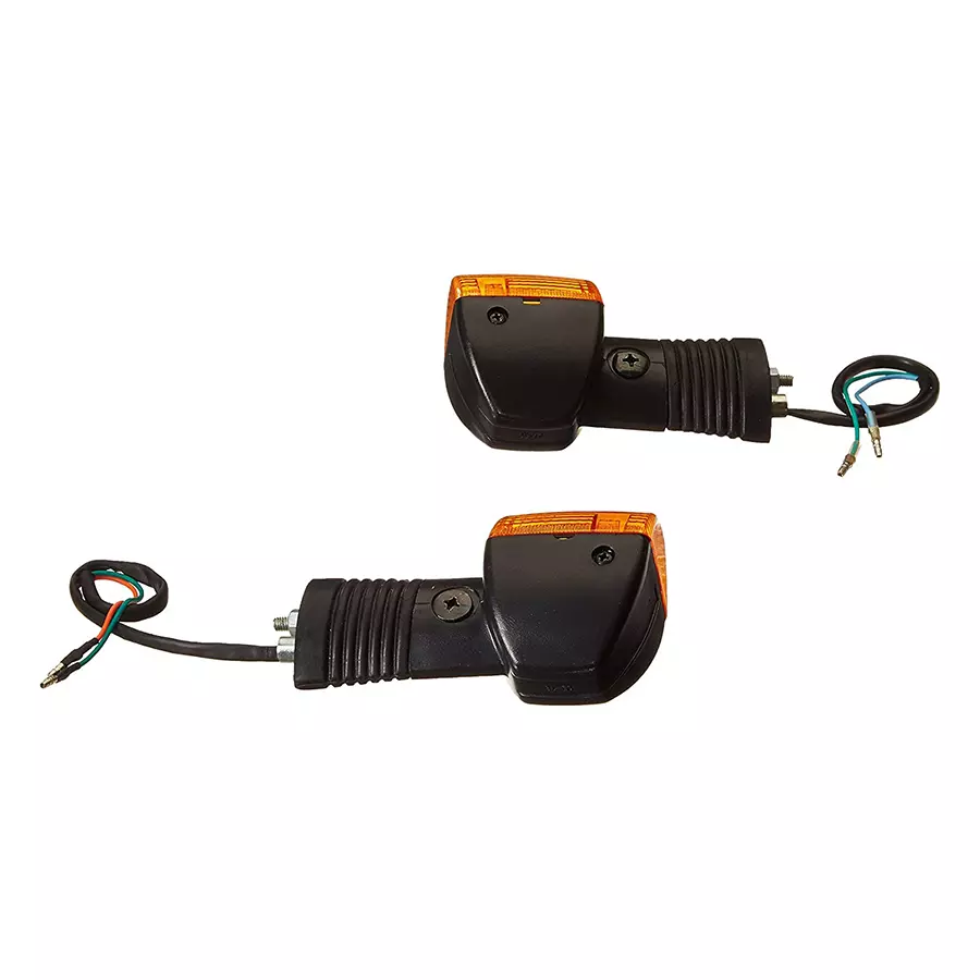 Uno Minda Blinker Front Amber Lens for CD Dawn, Set of 2 LH & RH (TD-5028)