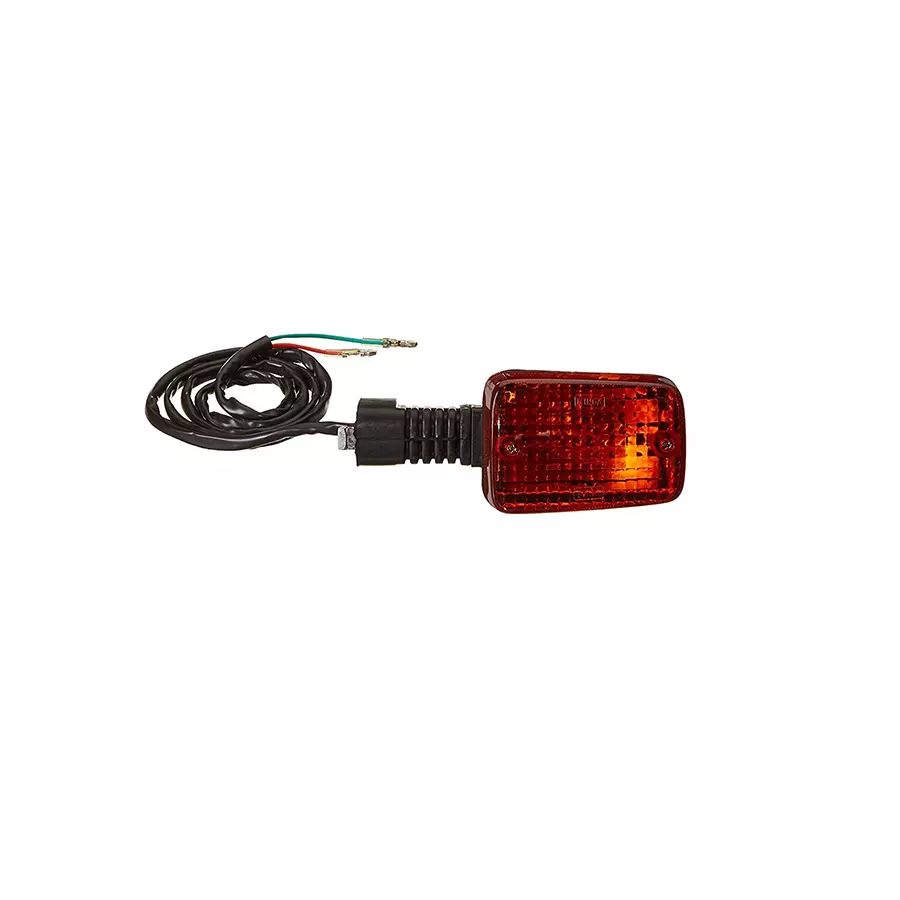 Uno Minda TD-5017AL Amber Lens Blinker Lamp Assembly Rear LH for Hero CD-100SS (Set of 2 Pcs)