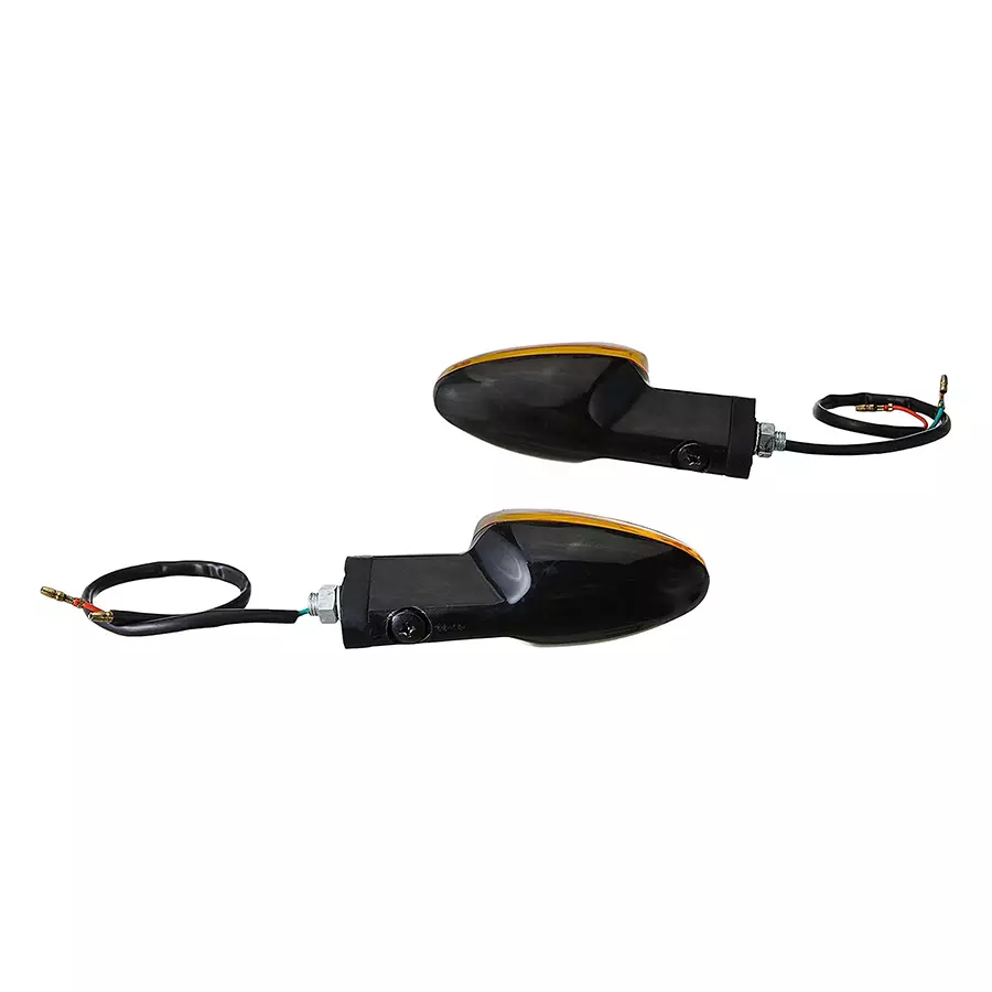 Uno Minda Blinker Universal Amber Lens for Honda CB Shine, Set of 2 (TD-5030UA)
