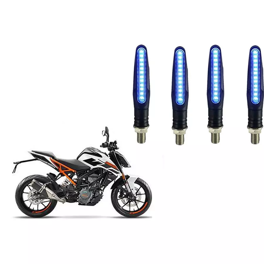 Cartronics Pencil Type Blue LED Indicator for KTM 125 Duke (Pack of 4 Pcs)-picture-35