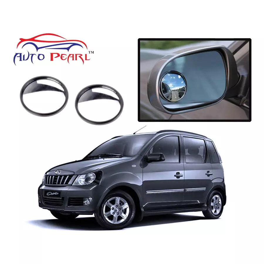 Auto Pearl Manual Exterior Rear View Mirror for Mahindra Quanto&nbsp;(Pack of 2 Pcs)