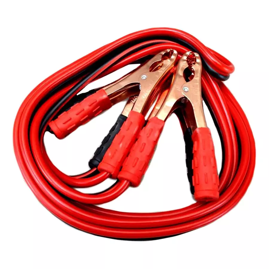 Auto Pearl 2.29 m (7.5 Ft) 500 A Heavy Duty Booster Anti Tangle Battery Jumper Cable for Eon (Pack of 2)