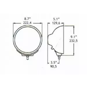 Hella Rallye 4000 Head Lamp (Universal) 007.560-121