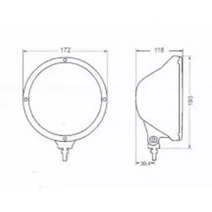 Hella Rallye 3003 Compact Head Lamp (Universal) 329.334-001