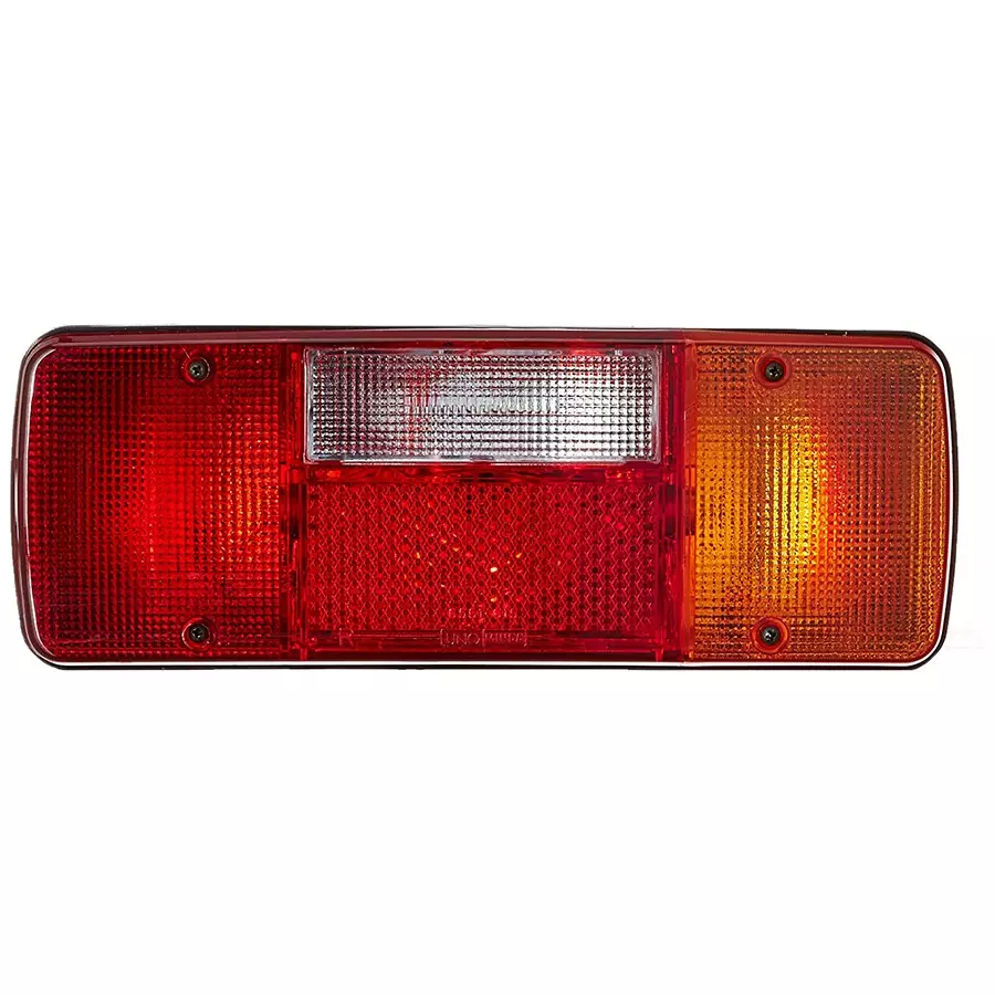 Uno Minda Tail Light 4 Chamber with Double Coupler - Right for Tata 1612/CV (TL-6561DM)