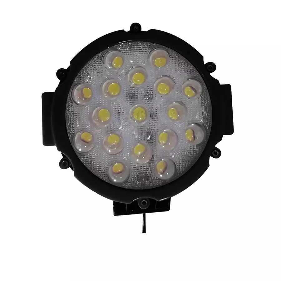 Buy AllExtreme EX7M1B1 17 LED Spot Lamp for Jeep Bikes and Cars (51w,‎White) from Industrybuying.com