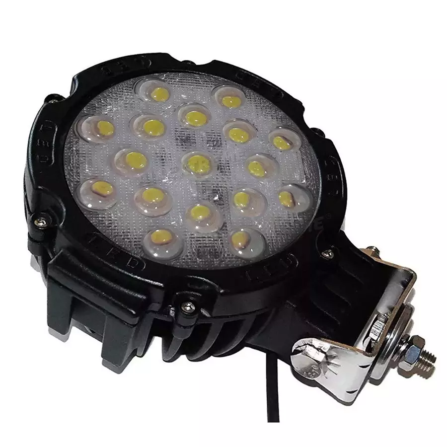 AllExtreme EX7M1B1 17 LED Spot Lamp for Jeep Bikes and Cars (51 W,‎White)
