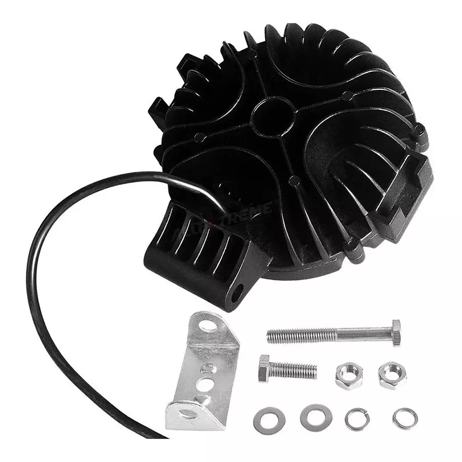 AllExtreme EX7M1B1 17 LED Spot Lamp for Jeep Bikes and Cars (51 W,‎White)