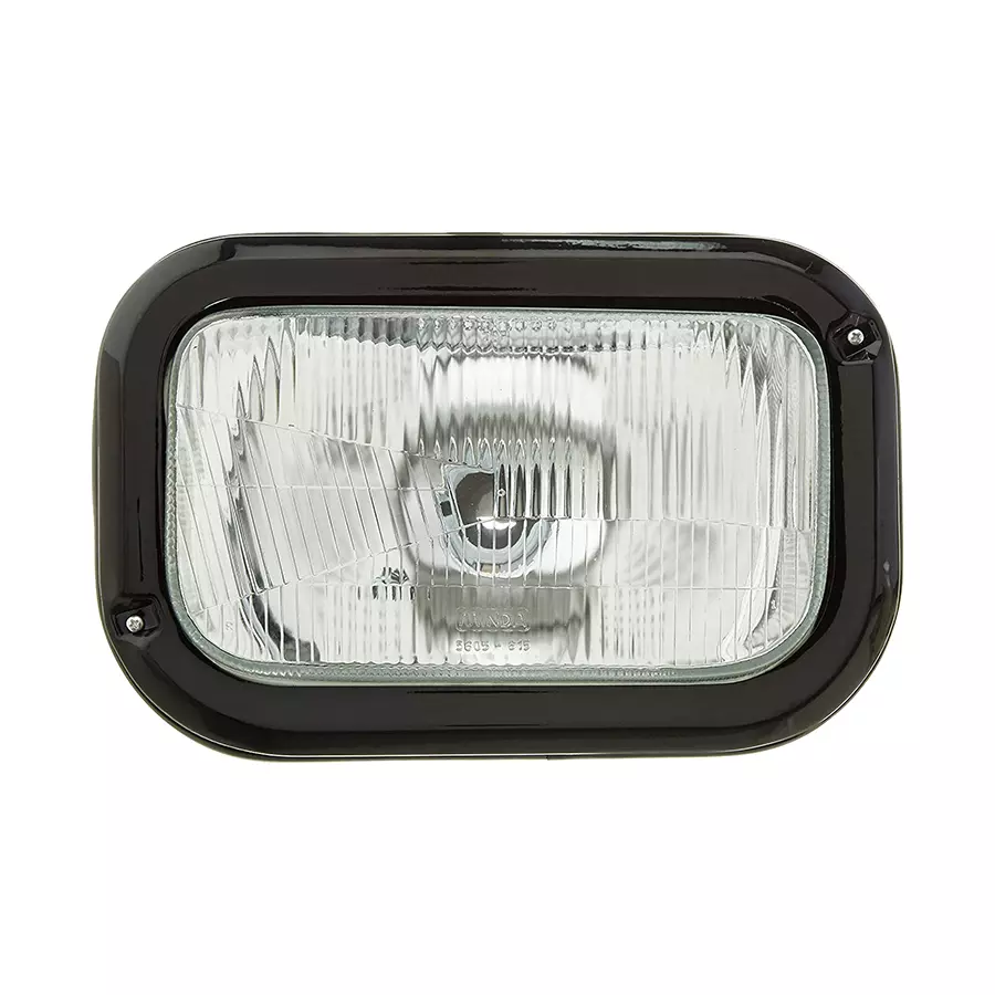 Uno Minda Head Light with P43 Bulb Holder with Rim - Right for Tata Hyva 2518/4018/1613 (HL-5605BM)