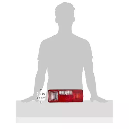 Uno Minda Tail Light 4 Chamber with Double Coupler - LH for Tata Commercial Vehicles (TL-6562DM)