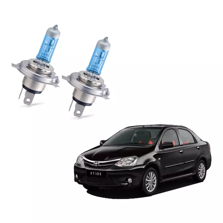 Auto Pearl H4 Halogen Headlight for Toyota Etios, HL2L152  (Pack of 2 Pcs)