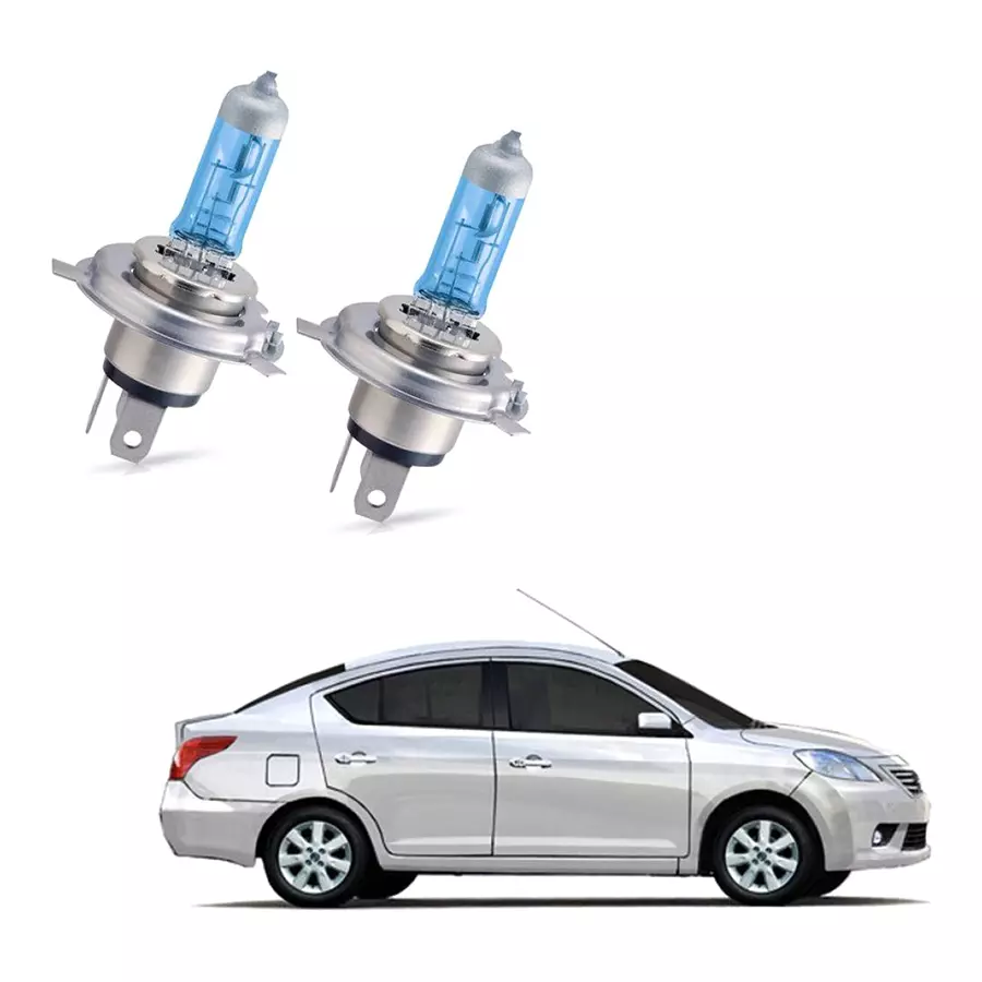 Auto Pearl H4 Halogen Headlight for Nissan Sunny, HL2L113  (Pack of 2 Pcs)